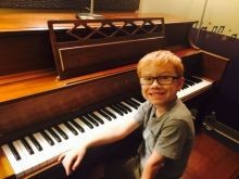 Piano student